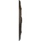 Ekena Millwork Flower Ceiling Medallion (Fits Canopies up to 3 7/8"), 27"OD x 1 1/8"P, Stone Hearth Crackle CM27FLSHC - alternate 3
